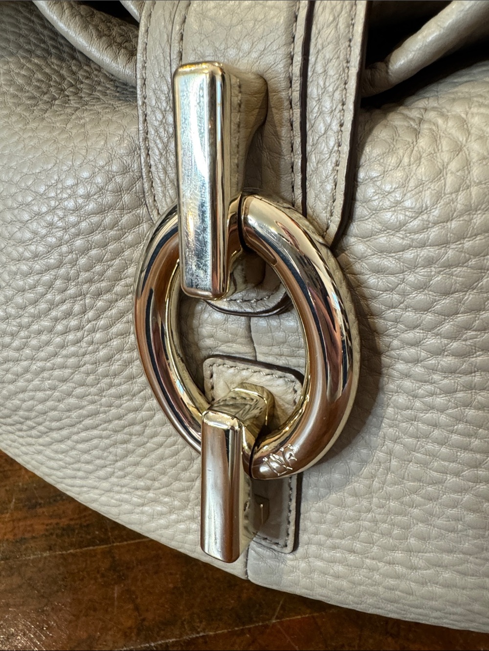 Diane von Furstenberg (DVF) "Sutra" Hobo Bag in taupe - Picture 2 of 16